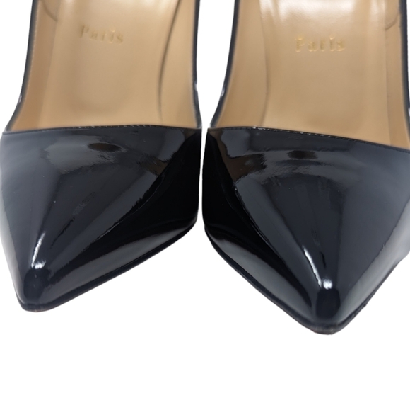 Christian Louboutin Authentic So Kate 120 Black Patent Leather Pump Size EU 39 - Picture 6 of 15